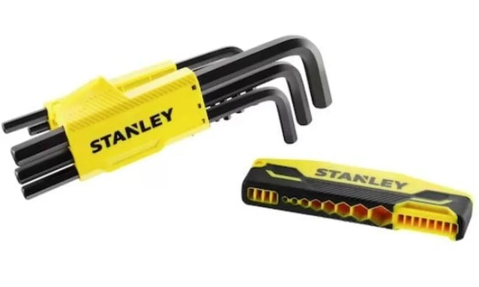 Conjunto de Chaves Allen Hexagonais - 10 Pcs Stanley 0-89-904