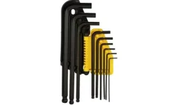 Conjunto de Chaves Allen Hexagonais Esféricas Stanley 0-69-256