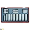 Conjunto de chaves métricas longas de 3/8" Teng Tools TT3816