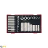 Conjunto de chaves regulares longas AF de 1/4" e 3/8" Teng Tools TTAF32