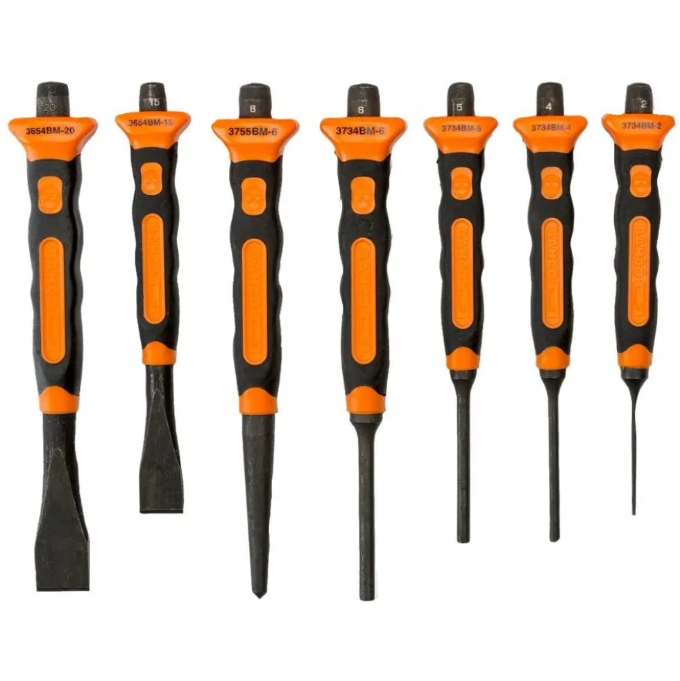 Conjunto de Cinzéis para Pedreiro Misto Bahco3654BMS-7