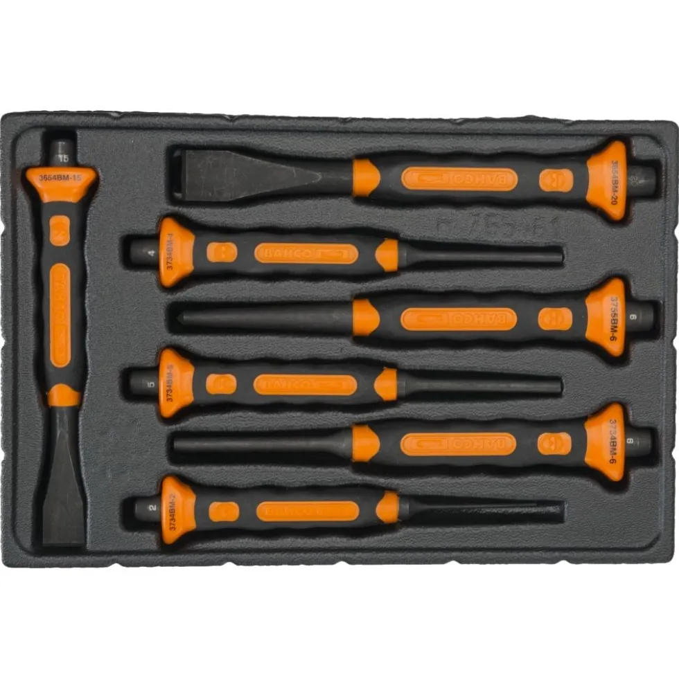 Conjunto de Cinzéis para Pedreiro Misto Bahco3654BMS-7