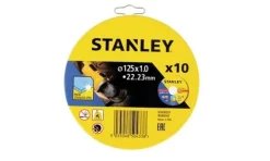 Conjunto de Discos de Corte 125mm – 10Uni Stanley STA38257-XJ