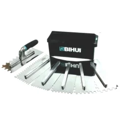 Conjunto de 6 Espátulas Dentadas em Aço Inox BIHUI PTSJG8