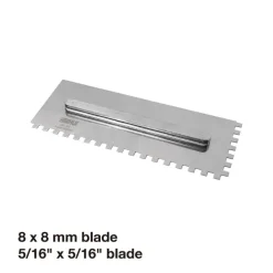 Conjunto de 6 Espátulas Dentadas em Aço Inox BIHUI PTSJG8