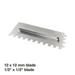 Conjunto de 6 Espátulas Dentadas em Aço Inox BIHUI PTSJG8