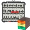 Conjunto de 30 Fresas 8mm Bosch 061599760F