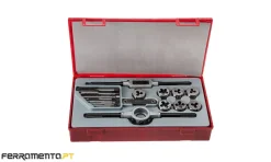 Conjunto de Machos e Caçonetes para abertura de roscas Teng Tools TTTD17