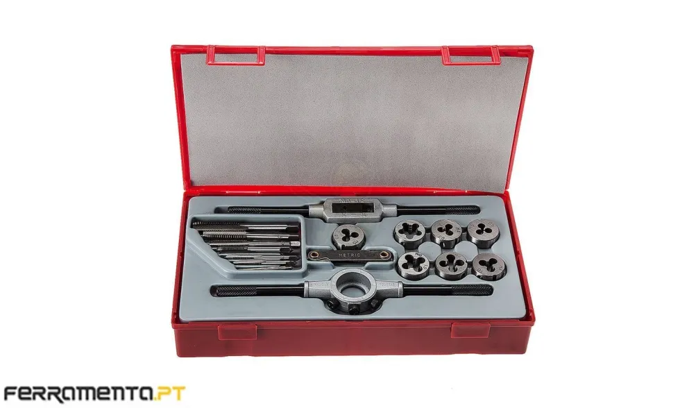 Conjunto de Machos e Caçonetes para abertura de roscas Teng Tools TTTD17