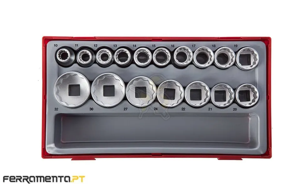 Conjunto de peças métricas de 12 pontos Teng Tools TT1217