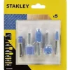 Conjunto de 5 Pontas Abrasivas Stanley STA30000-XJ