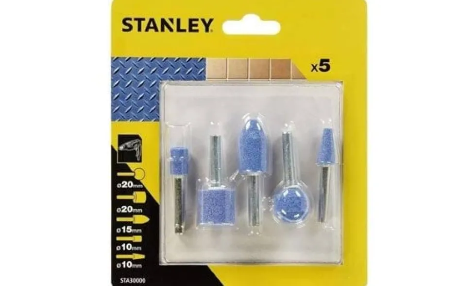 Conjunto de 5 Pontas Abrasivas Stanley STA30000-XJ