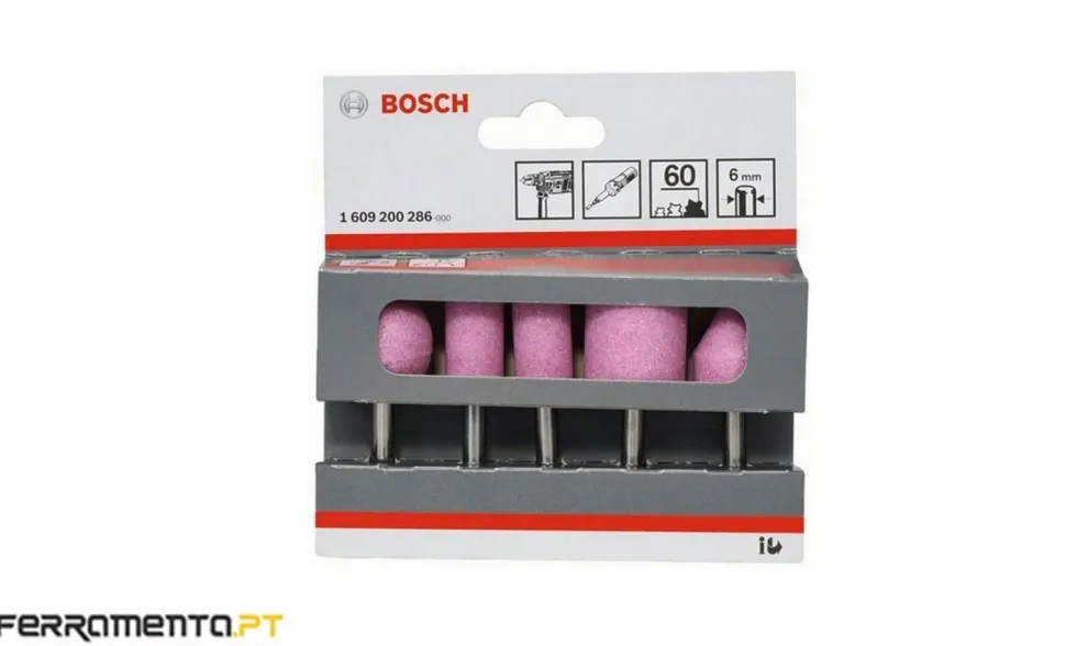 Conjunto de 5 pontas abrasivas GR60 Bosch 1.609.200.286