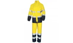 Conjunto impermeável de alta visibilidade Amarelo / Azul Industrial Starter 01800