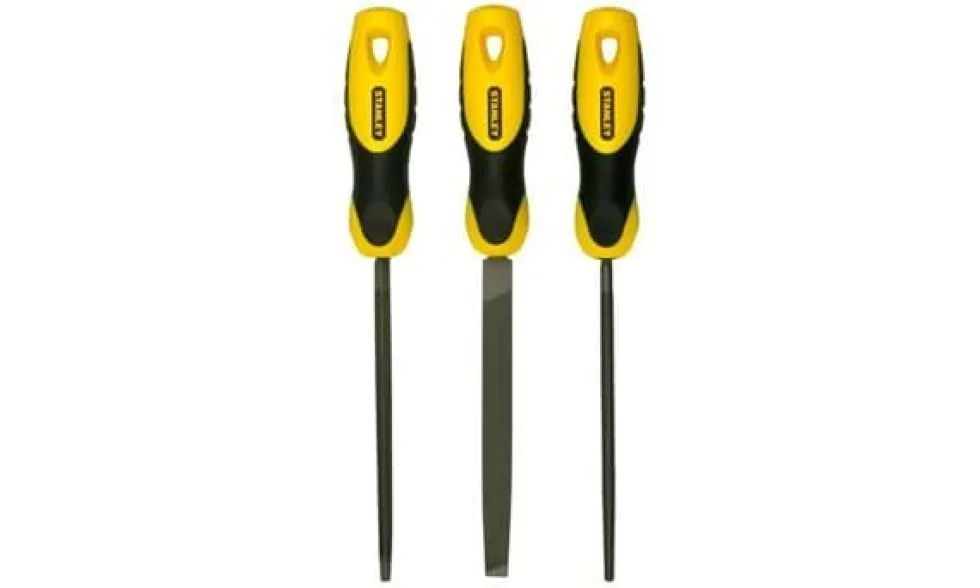 Conjunto Limas 150mm - 3 Pcs Stanley 0-22-445