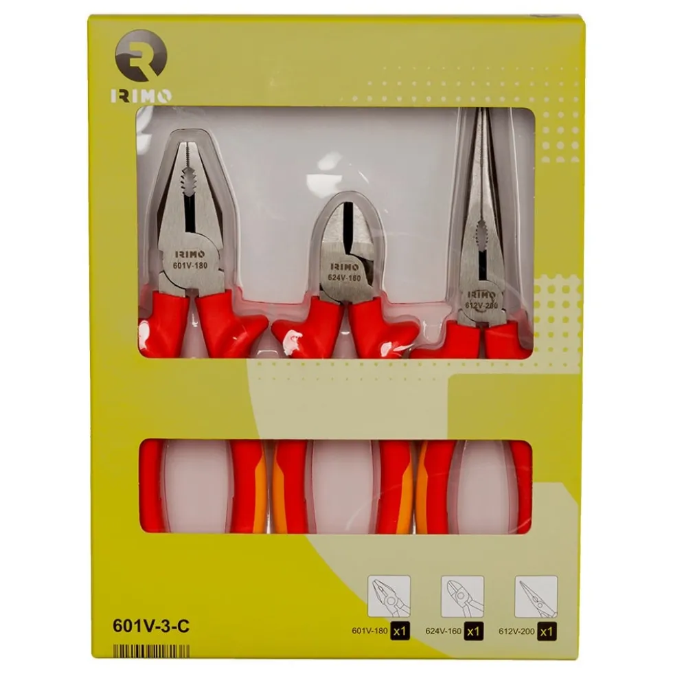 Conjuntos Alicates Isolados 3 Pcs Irimo 601V-3-C