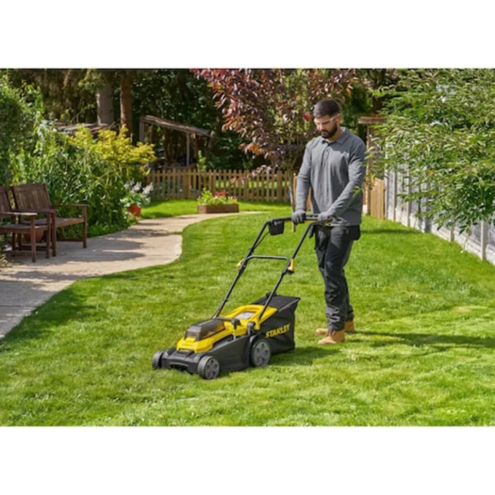 Corta-relvas 37cm V20 2x18V Stanley SCMWP3701N-XJ