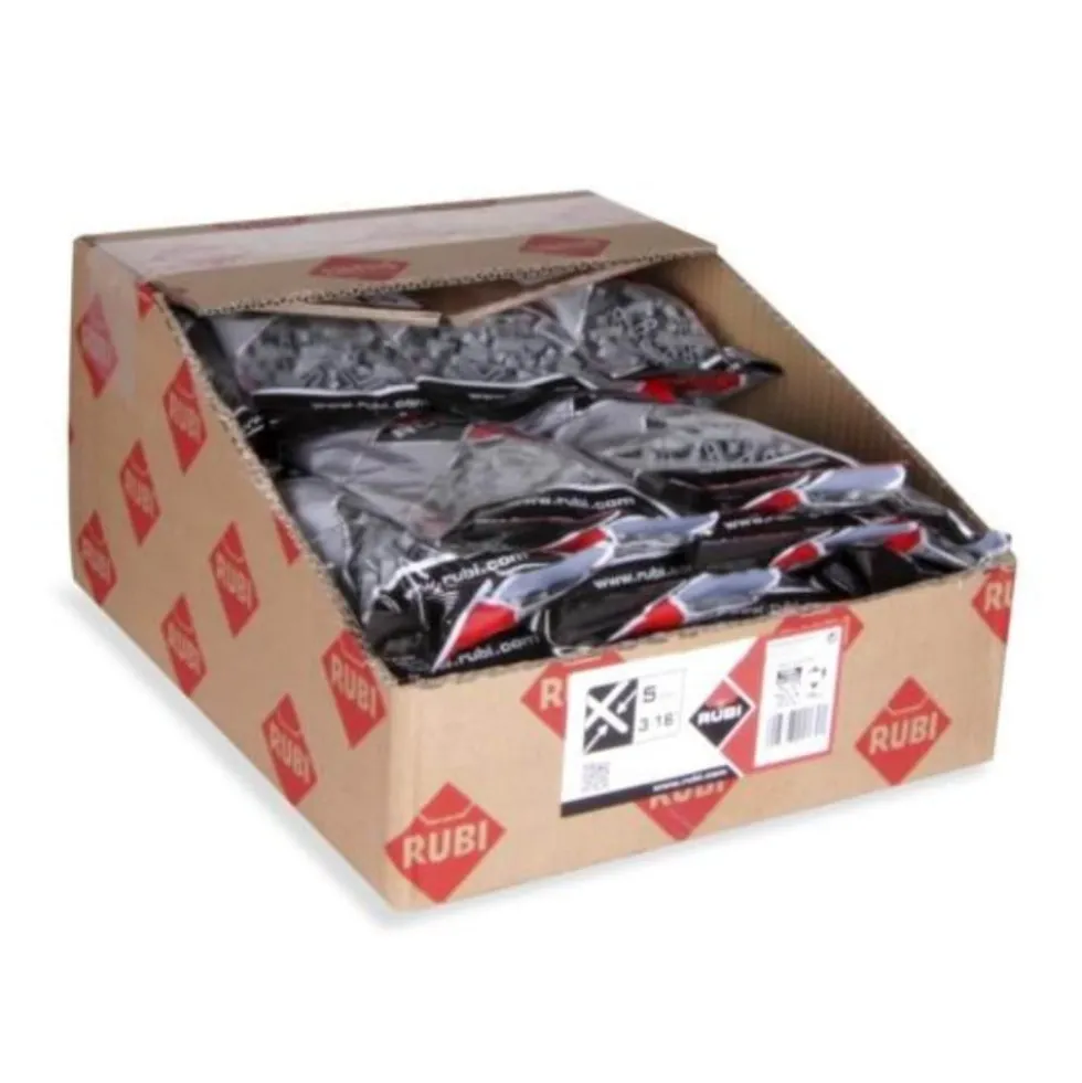 Cruzetas 7 mm. (16 x B-100 un.) DISPLAY BOX Rubi 2132
