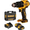 DeWalt Berbequim Aparafusador Percussão sem escova XR 18V 13mm 65Nm com 2 Baterias Li-Ion 4Ah e mala TSTAK
