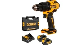 DeWalt Berbequim Aparafusador Percussão sem escova XR 18V 13mm 65Nm com 2 Baterias Li-Ion 4Ah e mala TSTAK