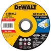 DeWalt Disco de Corte Plano INOX com Grão Profissional de Óxido de Alumínio Thin Cut 115 x 1.2 x 22.23mm