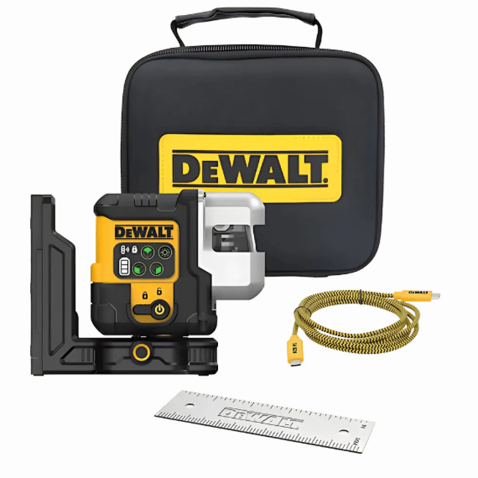 Dewalt Nível Laser Autonivelante VERDE 3 linhas 180° DCLE14301GB-XJ