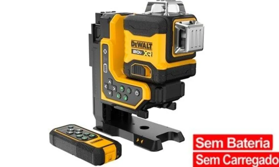 Dewalt Nível Laser VERDE 3 linhas 360° XR 18V DCLE34035B-XJ