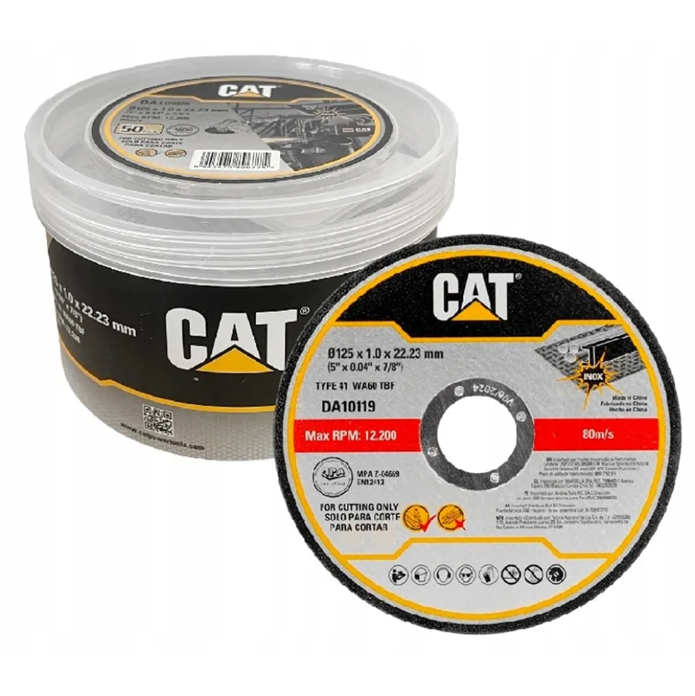 Disco Abrasivo e Corte Metal & Inox 10Un CAT DA10119