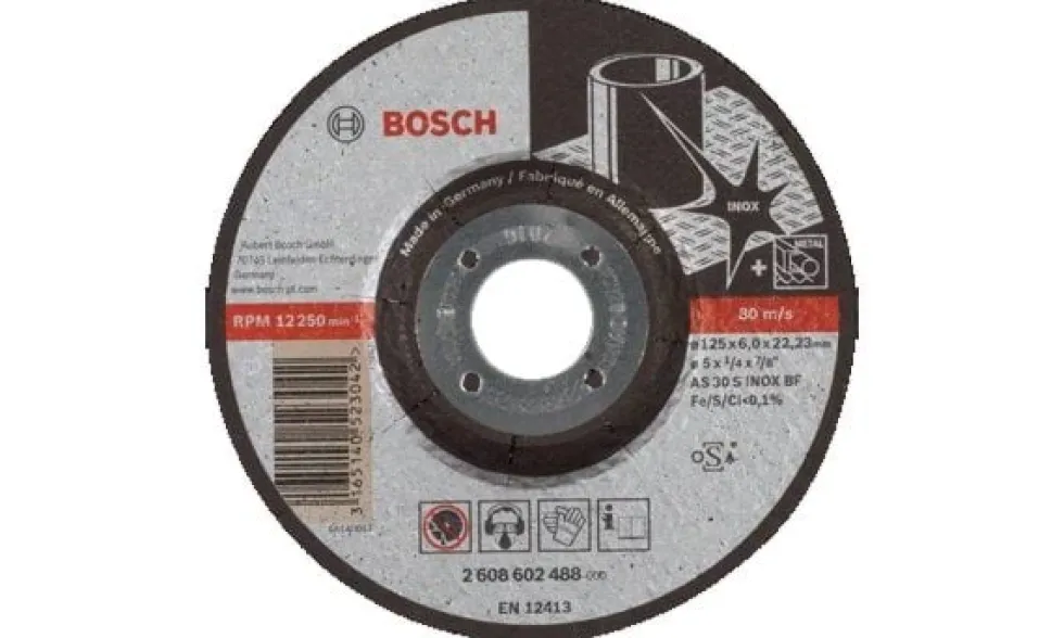 Disco Abrasivo EXPERT P/ INOX Ø125mm Bosch 2 608 602 488