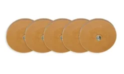 Disco de Borracha para Adesivos 90mm 5 Uni Kroftools 5391