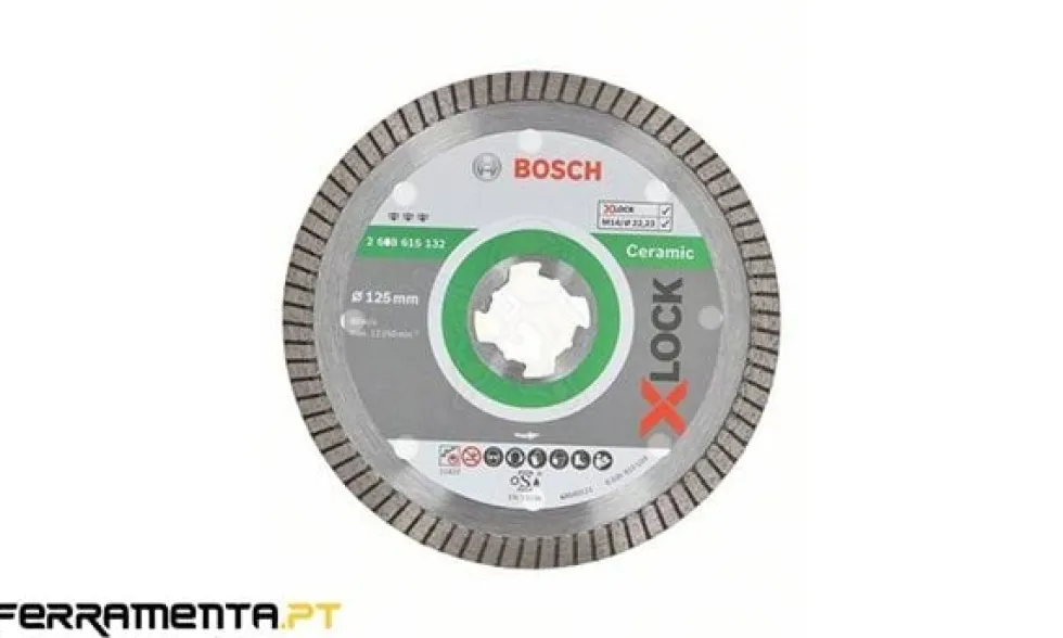 Disco de Corte com Diamante 125 mm Bosch 2608615132