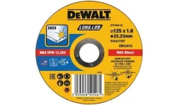 Disco De Corte De Alto Desempenho Para Aço Inox-OSA 125x1.6mm Dewalt DT43906-QZ