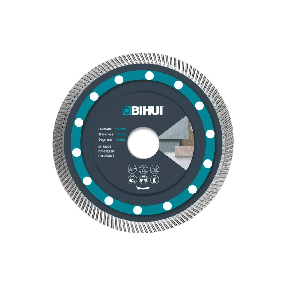 Disco de Corte Diamantado de 125 mm Bihui DCBN5