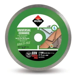 Disco de Corte Diamantado p/ Cerâmicas CEV 180 SuperPro Rubi 30945