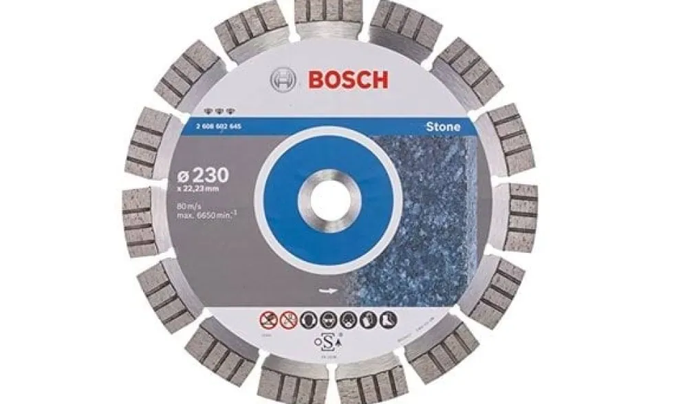Disco de corte diamante p/ Cerâmica 22,23x230mm Bosch 2608602645