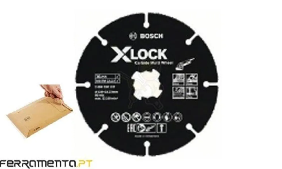 Disco de corte em carboneto X-LOCK 125MM Bosch 260925C127