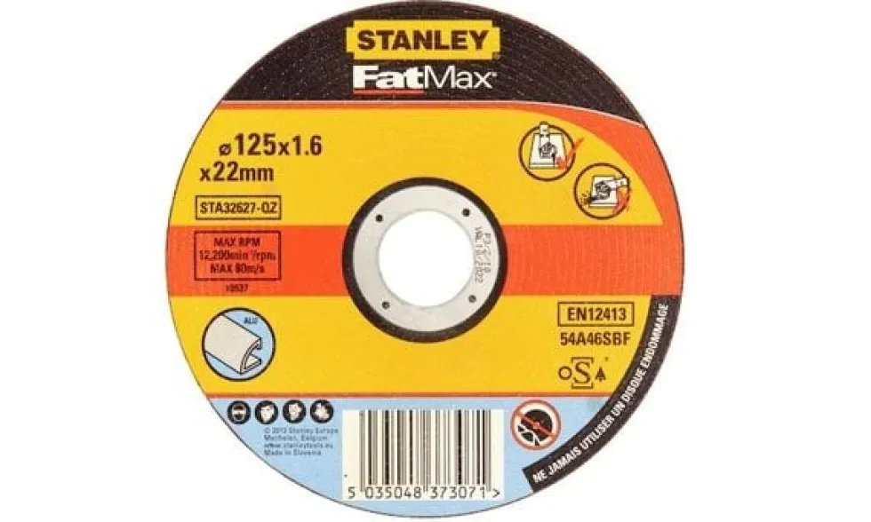 Disco de Corte Fino 125mm p/ Alumínio Stanley STA32627-QZ