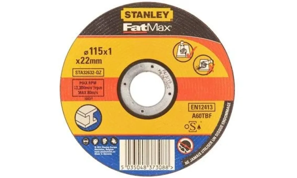 Disco de Corte Fino 115mm p/ Aço Stanley STA32632-QZ