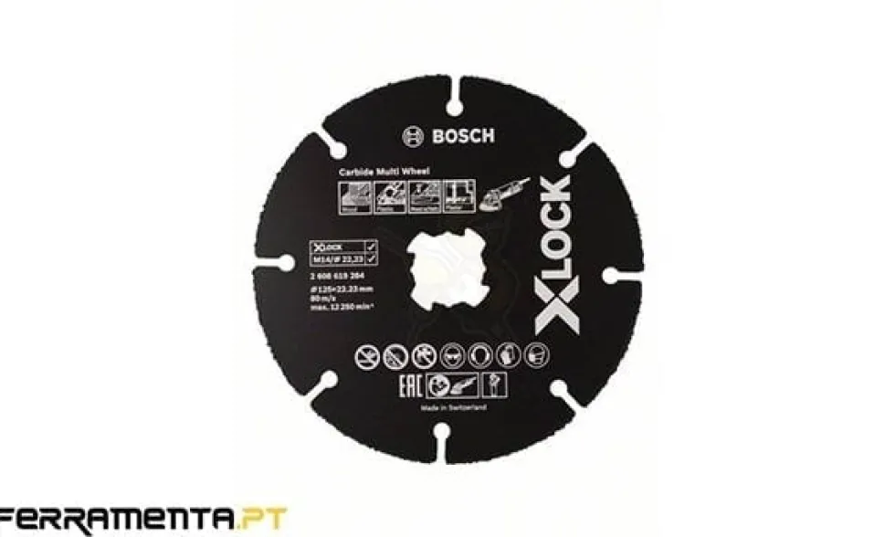 Disco de Corte 125mm Multi Wheel X-LOCK Bosch 2608619284