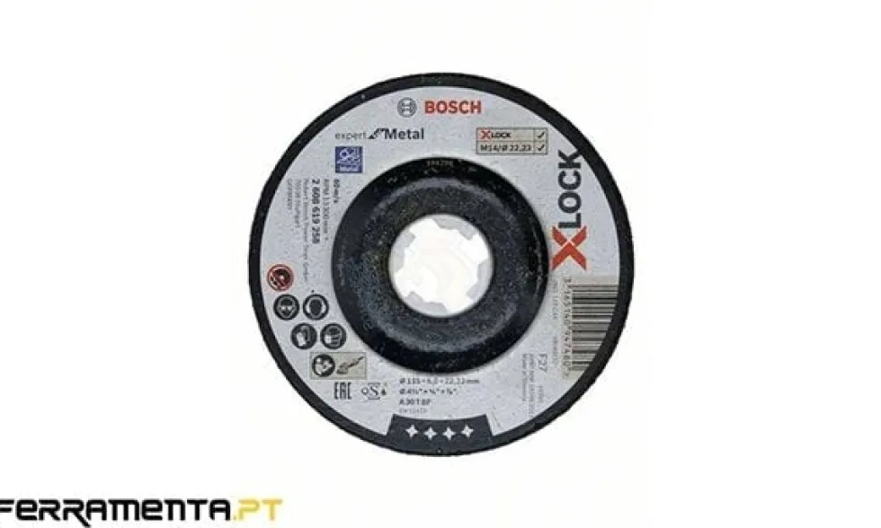 Disco de Corte 115mm X-LOCK Expert P/ Metal Bosch 2608619258