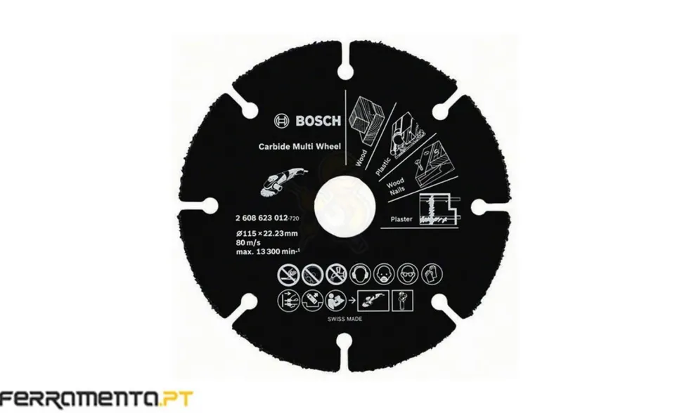 Disco de corte Multifunções 22,4x115mm Bosch 2608623012