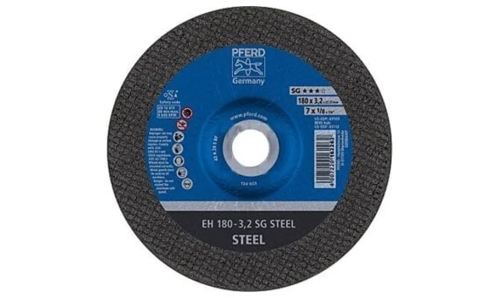 Disco de Corte p/ Ferro 180x3,2mm Pferd 4007220162262