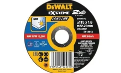 Disco De Corte Plano Extreme Para Aço Inox 115x1.6mm Dewalt DT43935-QZ