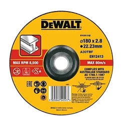 Disco De Corte Plano Para Pedra Ø180x6.3 Dewalt DT43918