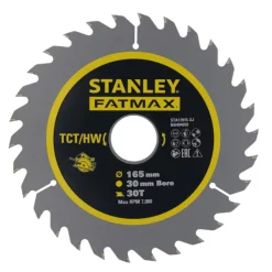 Disco de Corte TCT/HW STANLEY® FATMAX®184x30/20/