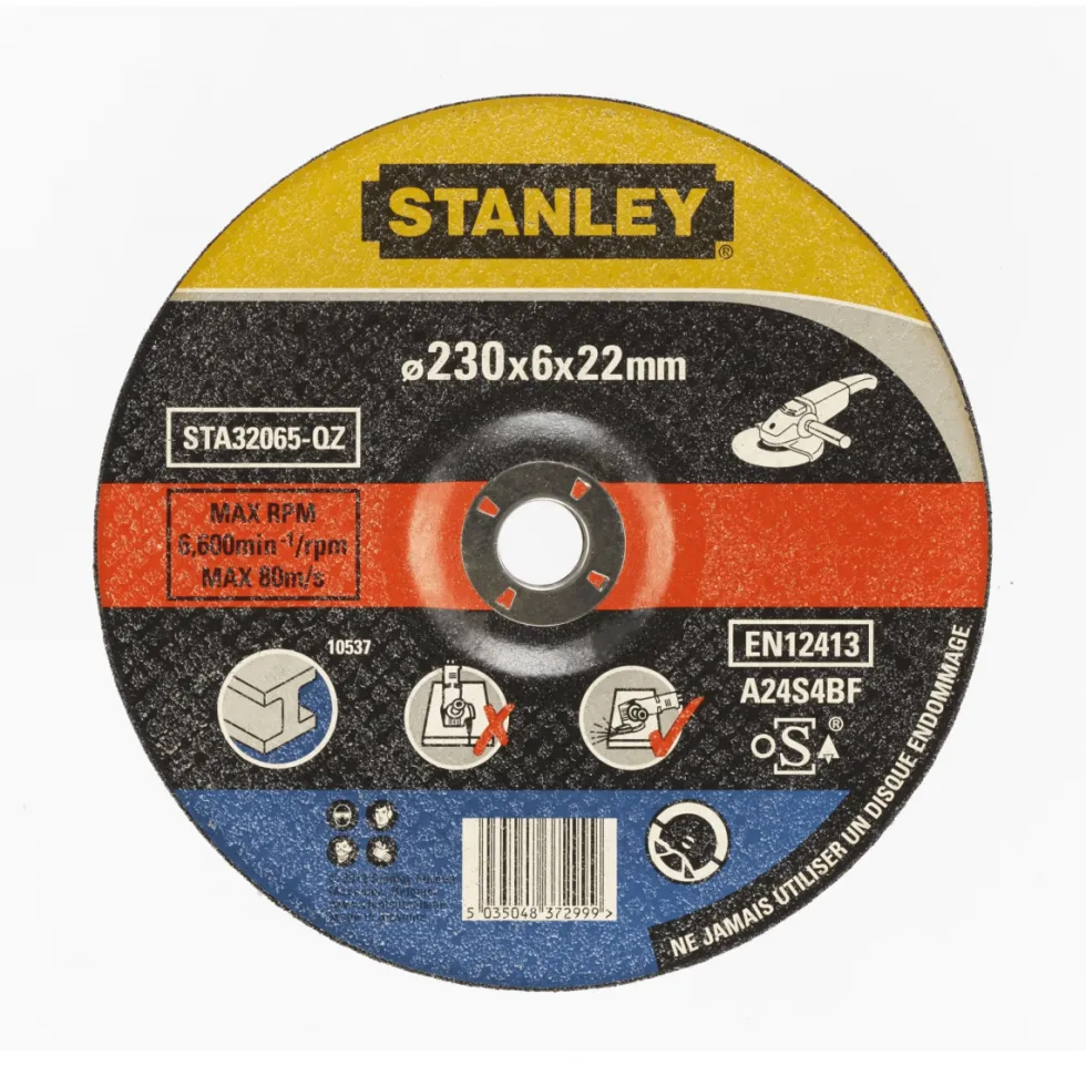 Disco de Desbaste 230mm p/ Metal Stanley STA32065-QZ
