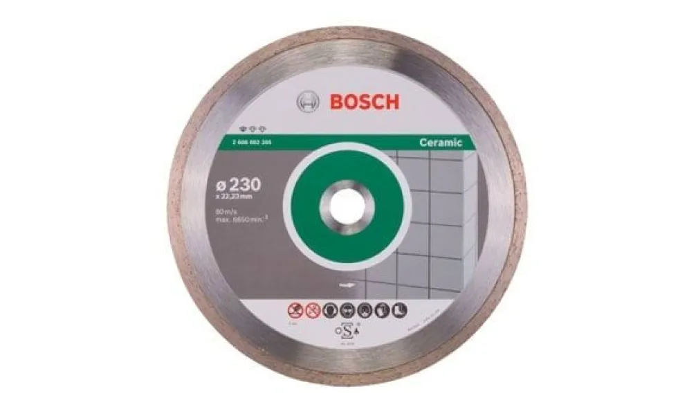Disco de Diamante 230mm p/ Cerâmica Bosch 2608602205