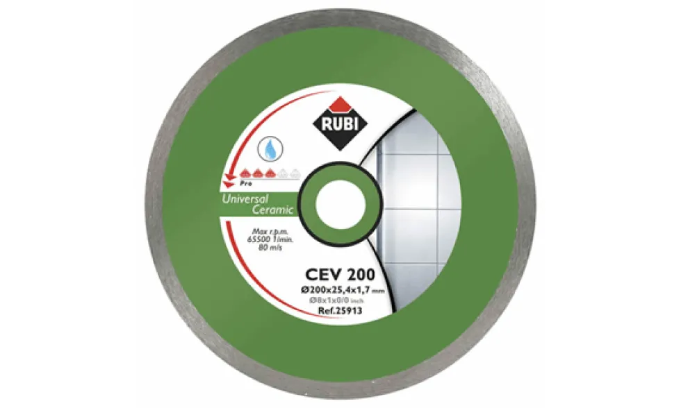 Disco de Diamante P/ Cerâmica CEV 200 PRO Rubi 25913