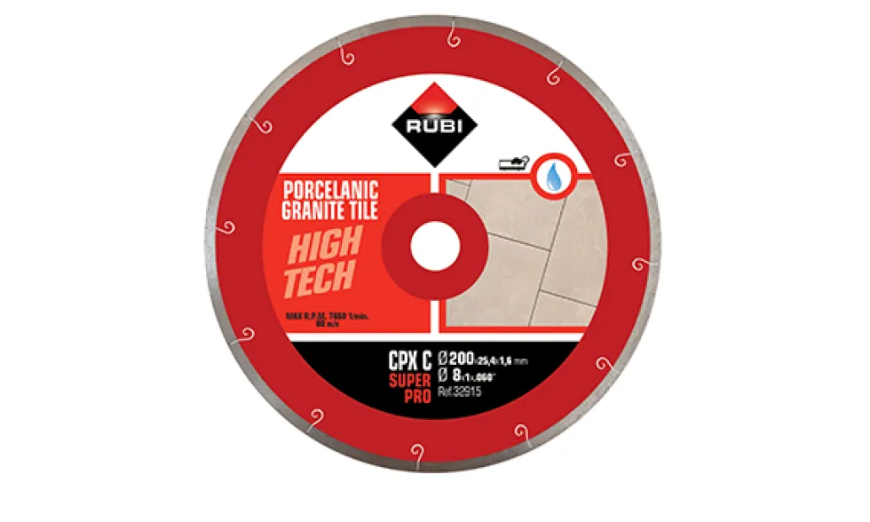 Disco de Diamante P/ Grés Porcelânico CPX-200 PRO Rubi 30964