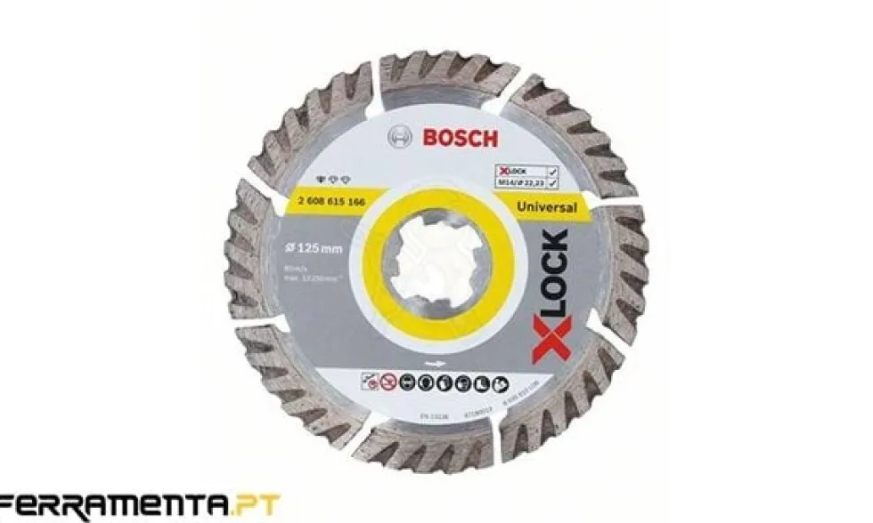 Disco de Diamante X-LOCK 125mm Bosch 2608615166